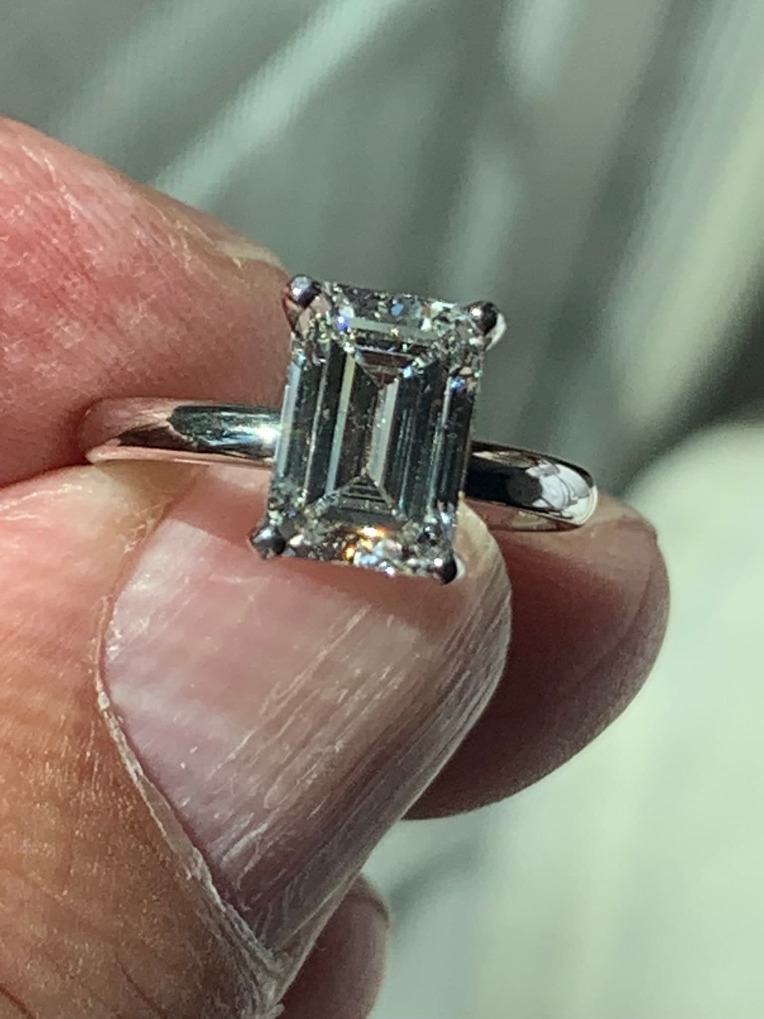 A diamond piece sourced and set by Cool Blue Diamond