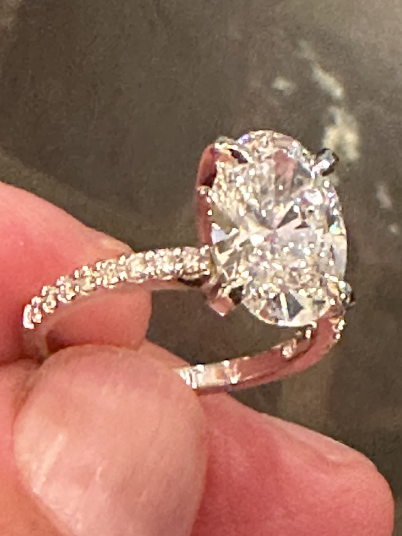 A diamond piece sourced and set by Cool Blue Diamond