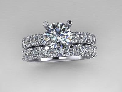A diamond piece sourced and set by Cool Blue Diamond