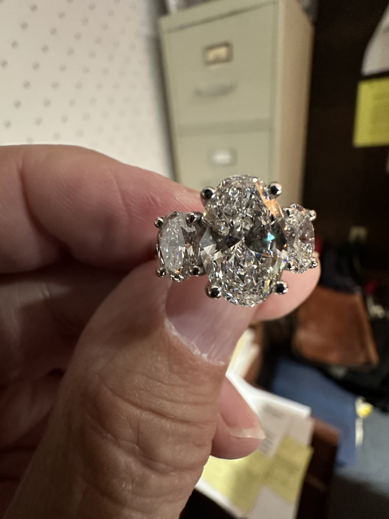 A diamond piece sourced and set by Cool Blue Diamond