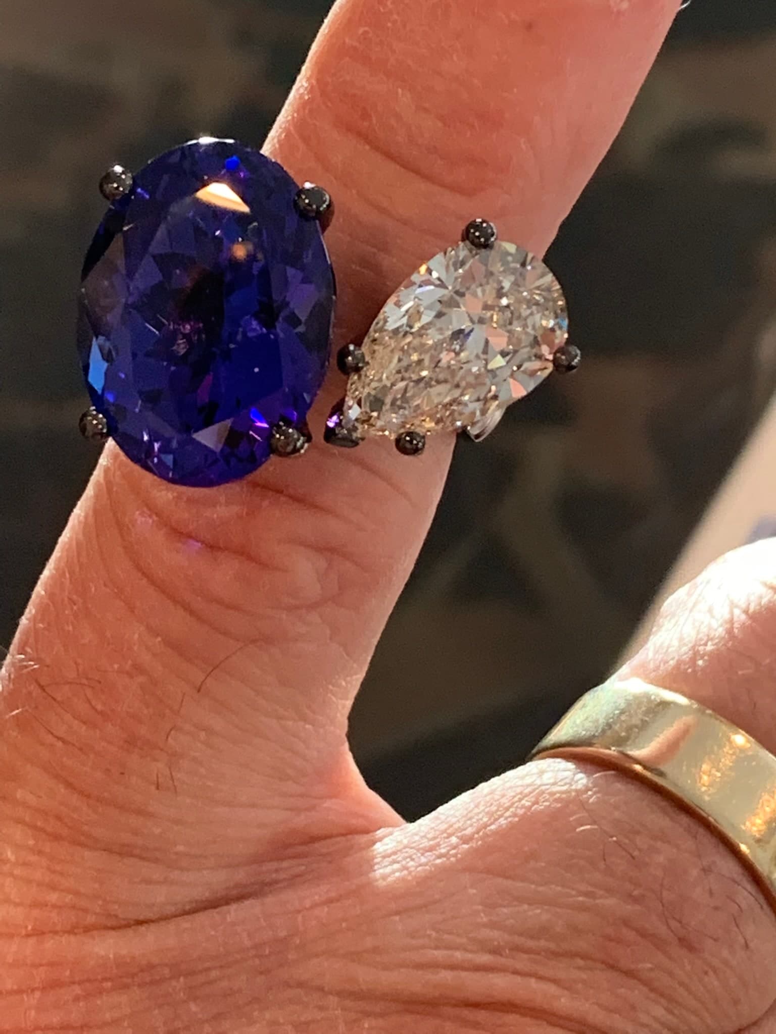 A diamond piece sourced and set by Cool Blue Diamond
