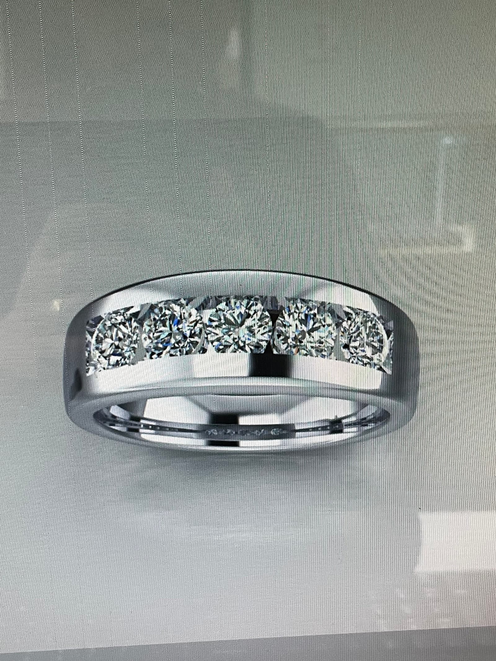 A diamond piece sourced and set by Cool Blue Diamond
