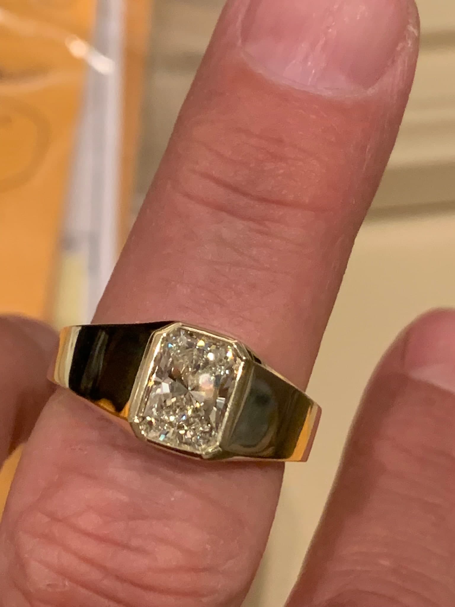 A diamond piece sourced and set by Cool Blue Diamond