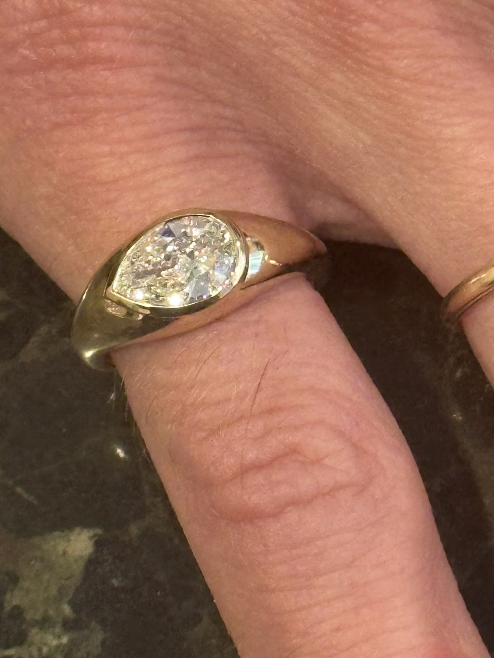 A diamond piece sourced and set by Cool Blue Diamond