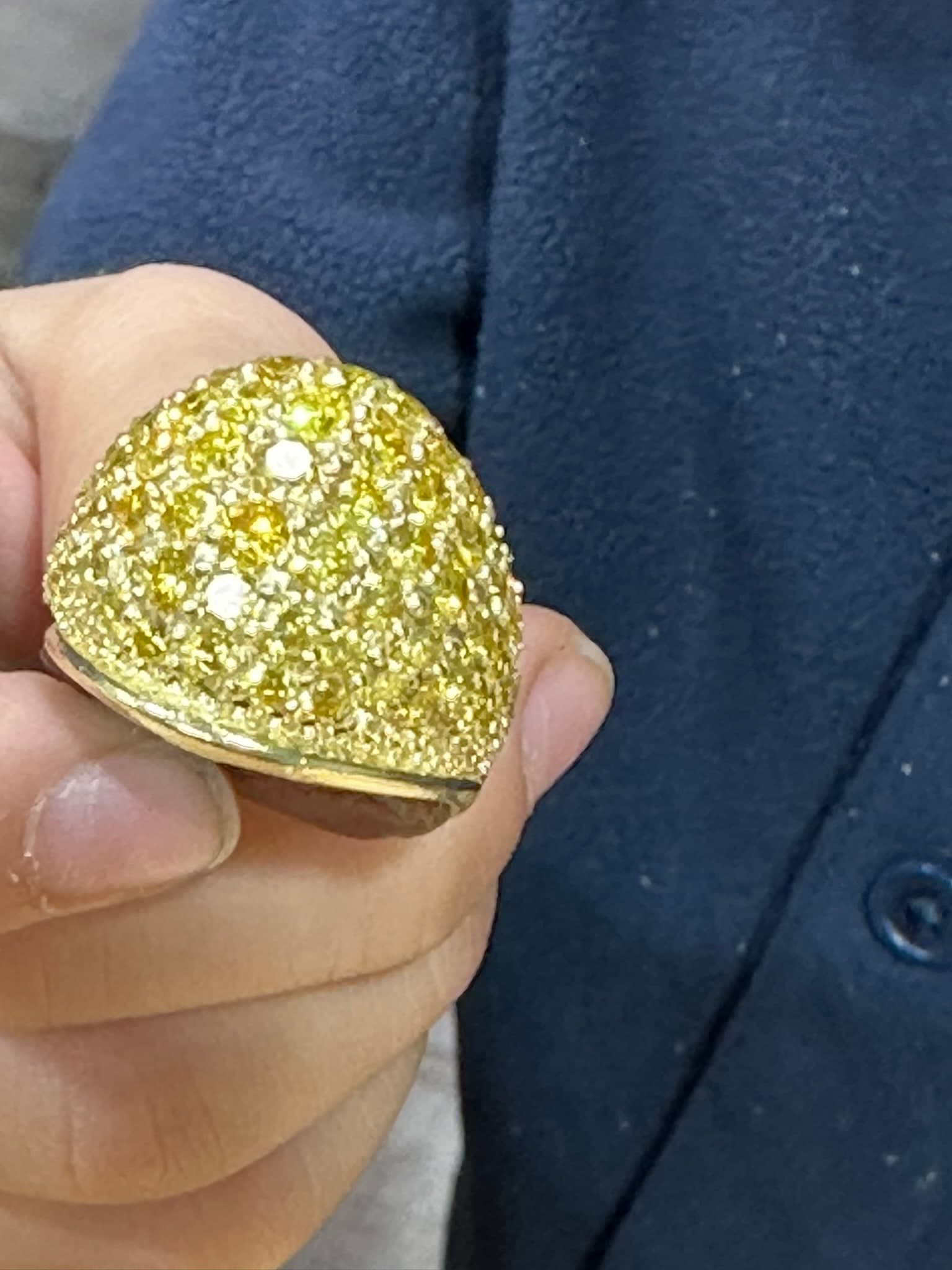 A diamond piece sourced and set by Cool Blue Diamond