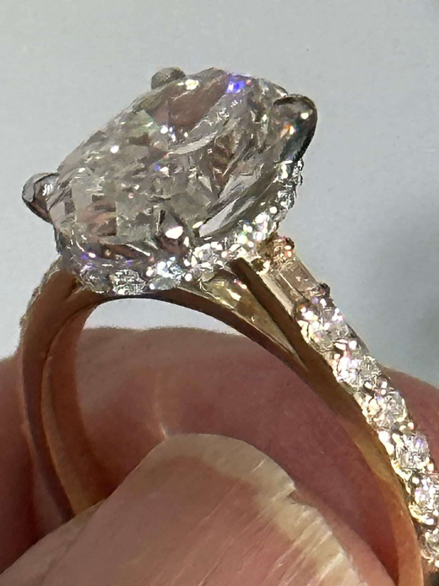 A diamond piece sourced and set by Cool Blue Diamond