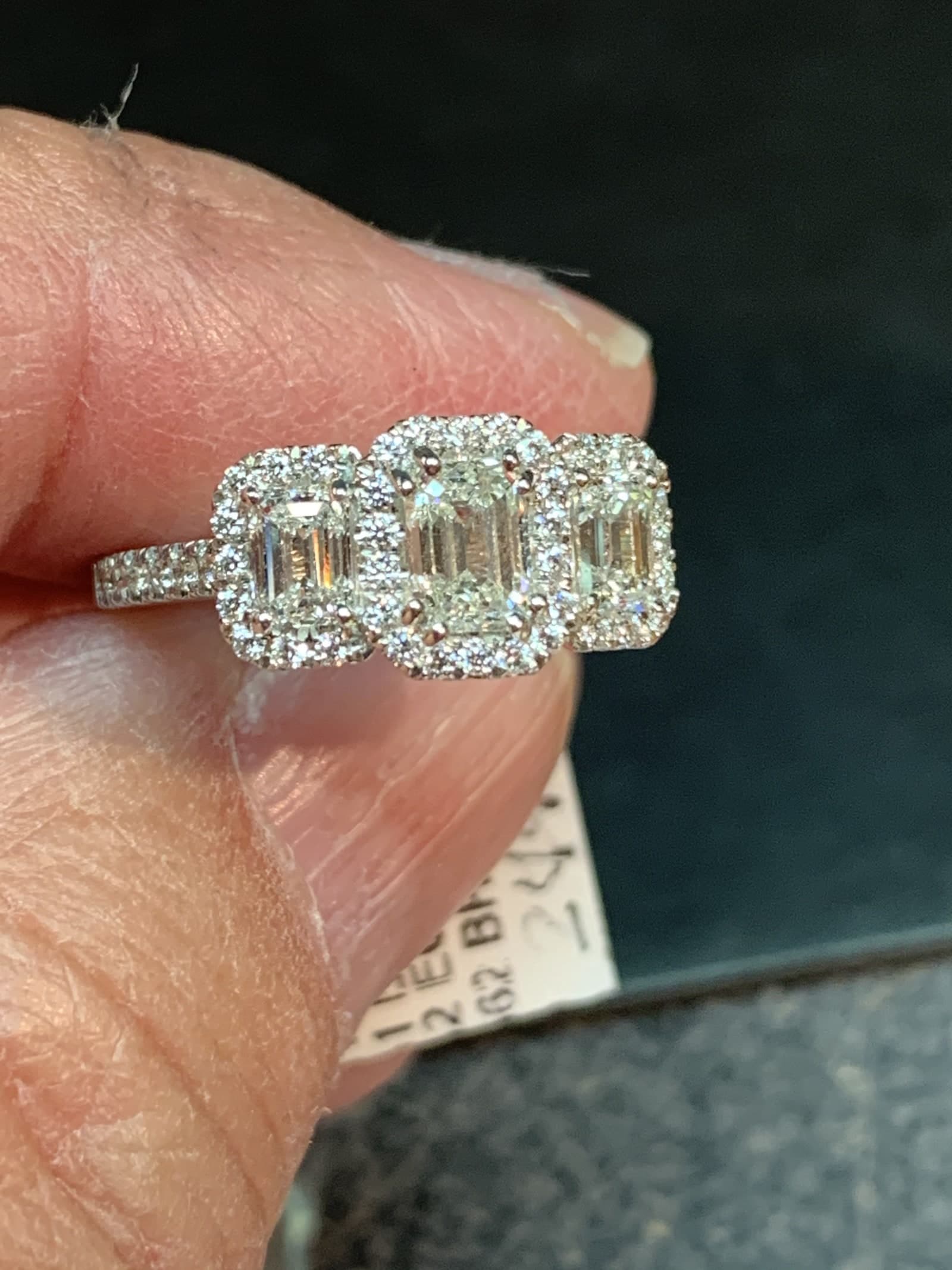 A diamond piece sourced and set by Cool Blue Diamond